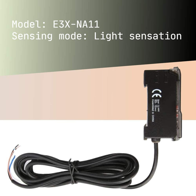 [Australia - AusPower] - E3X-NA11 Optical Fiber Amplifier, Optical Fiber Amplifier Photoelectric Sensor Fiber Optic Sensor, for Relay Amplification, Long-distance Optical Communications 