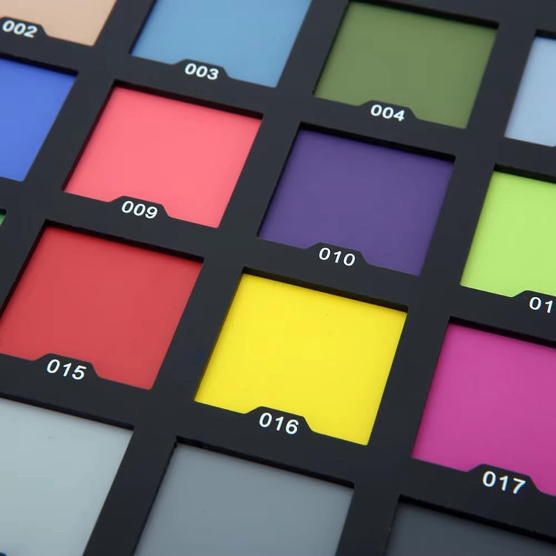 Color Test Card For Superior Digital Color Correction for Color Matching in Photo Color Spectrum Palette Board