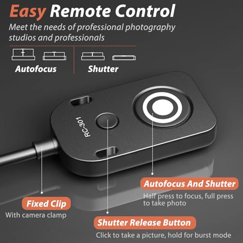 for Sigma FP/FPL Camera Release Cable Shutter Cable Remote Control Small Button to Connect the Cable Camera Device Accessories RC301-CR41 Video Recording Accessories(RC301-CR41 4.9ft) RC301-CR41 4.9ft