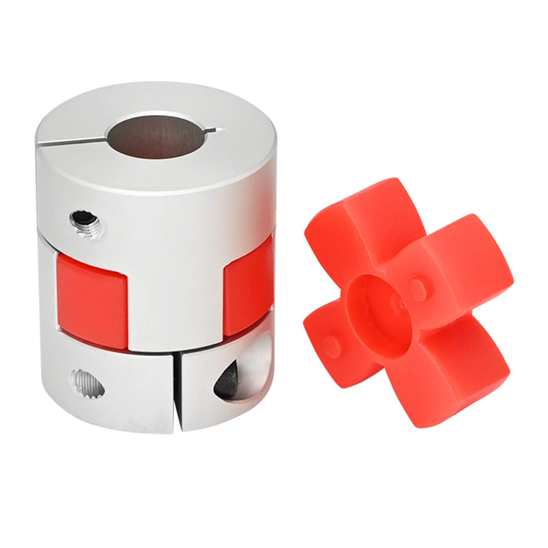 [Australia - AusPower] - Upgrade D20*L25 Flexible Shaft Coupling 6mm to 8mm Aluminium Plum Connector Flexible Coupler for 3D Printer CNC Machine and Servo Stepped Motor Bore 6mm to 8mm 1 