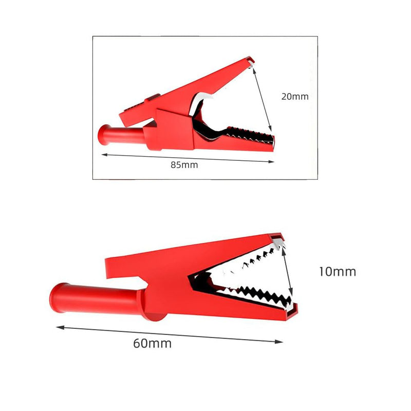 [Australia - AusPower] - Replacemen Push-on Alligator Clips for Multimeter Test Lead,5 Pcs 