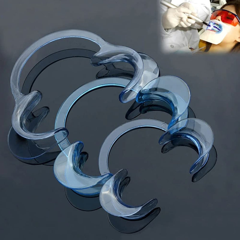 C-Shape Mouth Opener, Dental C-Shape Mouth Opener, Mouth Opener Challenge, Cheek Holder, Mouth Angle Holder, for Oral Examination, Treatment, Teeth Whitening
