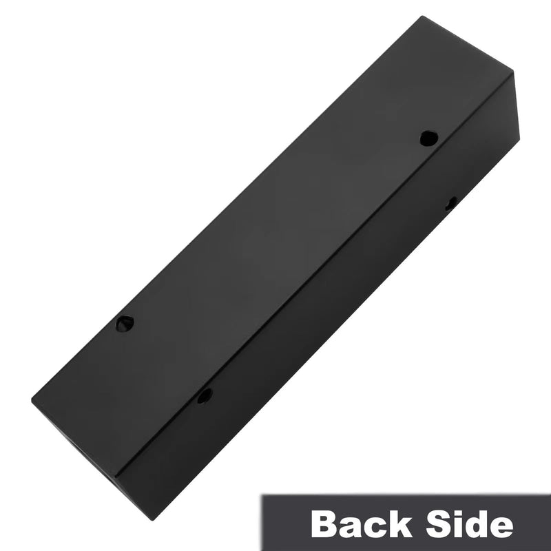 [Australia - AusPower] - Air Manifold, 6 Way 8 Port Air Compressor Manifold, Aluminum Air Hose Inline Manifold Block Splitter, Pneumatic Manifold Air Distribution Block, NPT 1/2 Inch Supply Port, NPT 1/4 Inch Output Port 