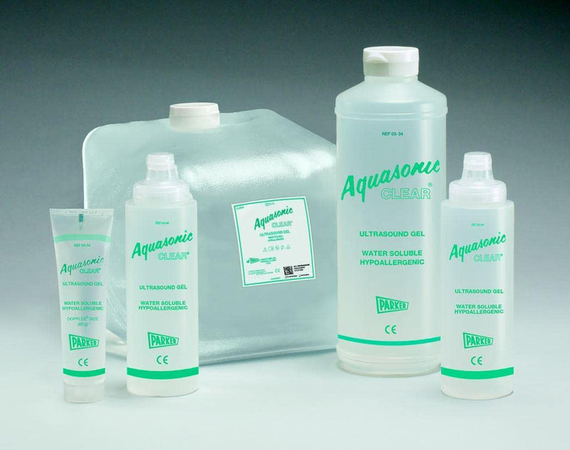 [Australia - AusPower] - Pack of 4 Aquasonic Clear Ultrasound Gel, 60g Tube, Each, Brend Parker Labs 