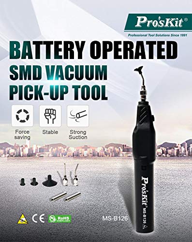 [Australia - AusPower] - MS-B126 Suction Pen Strong Electric Vacuum Chuck Antistatic Suction Pen IC Chip Electronic Parts Lens Absorbers Device 