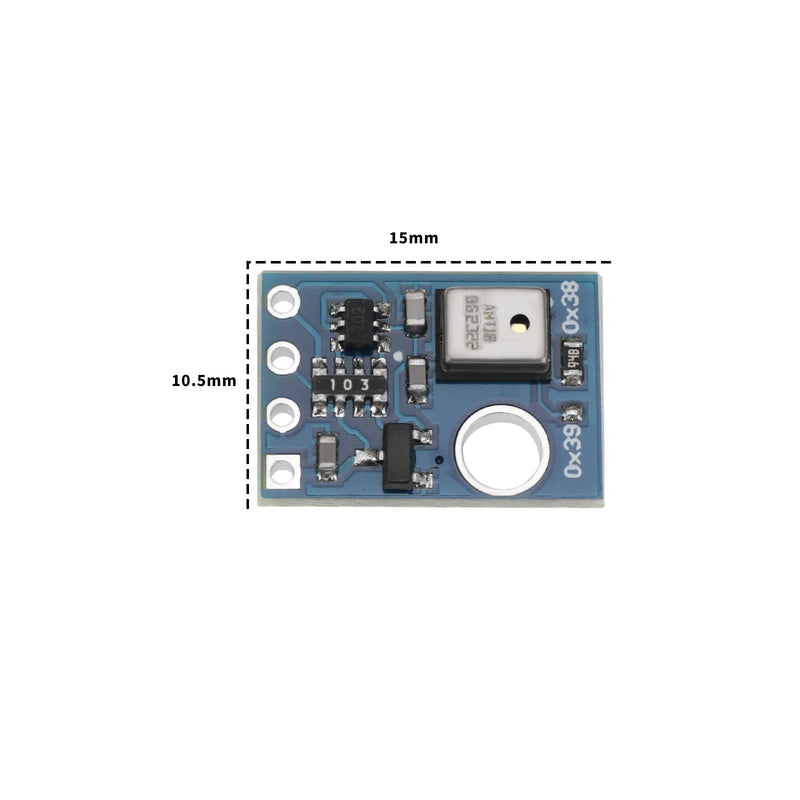 [Australia - AusPower] - ECSiNG 4 Sets AHT10 I2C Digital Temperature Humidity Sensor Module Temperature Humidity Measurement Module IIC Communication Replace SHT20 Suitable for Testing Equipment 