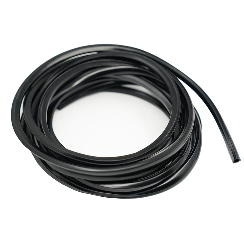[Australia - AusPower] - Iverntech 10 Meters Black Dust Protection Soft Cover Seal Dustproof Strip for 30/40 Series 8mm Slot Aluminum Profile Extrustion 10M 8mm Slot 