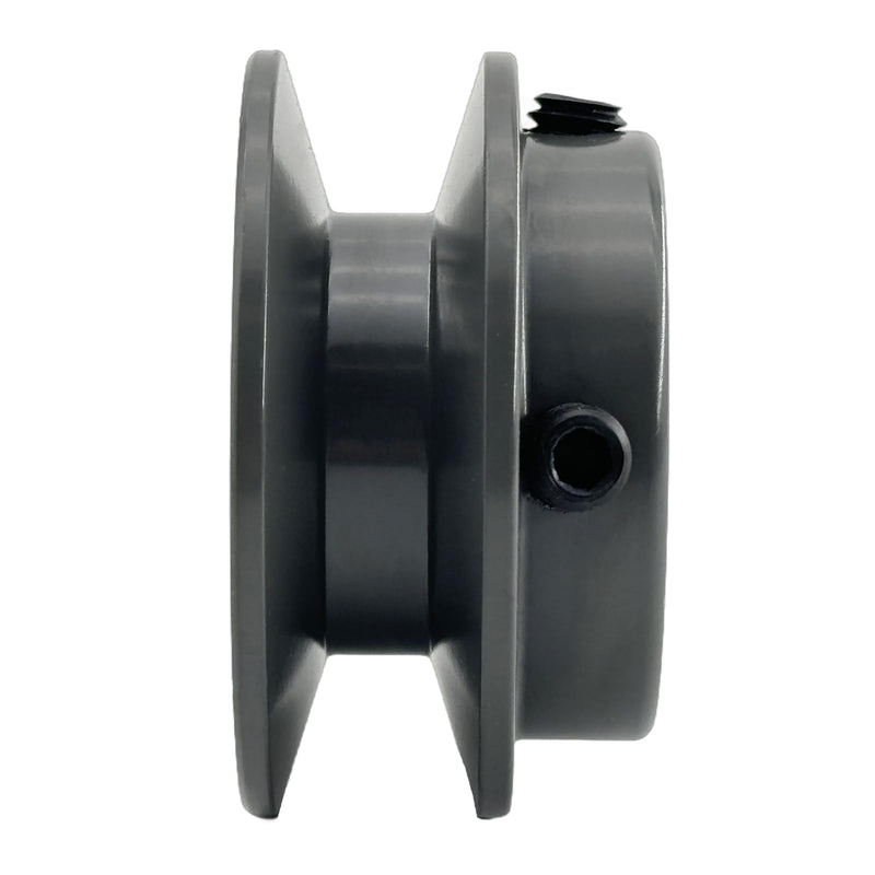 [Australia - AusPower] - BK22-1 Single Groove Fixed Bore V Belt Pulley,1 inch bore,2.35 inch Outside Dia,V-Belt Sheave Cast Iron for A AX B BX 4L 5L V-Belts 