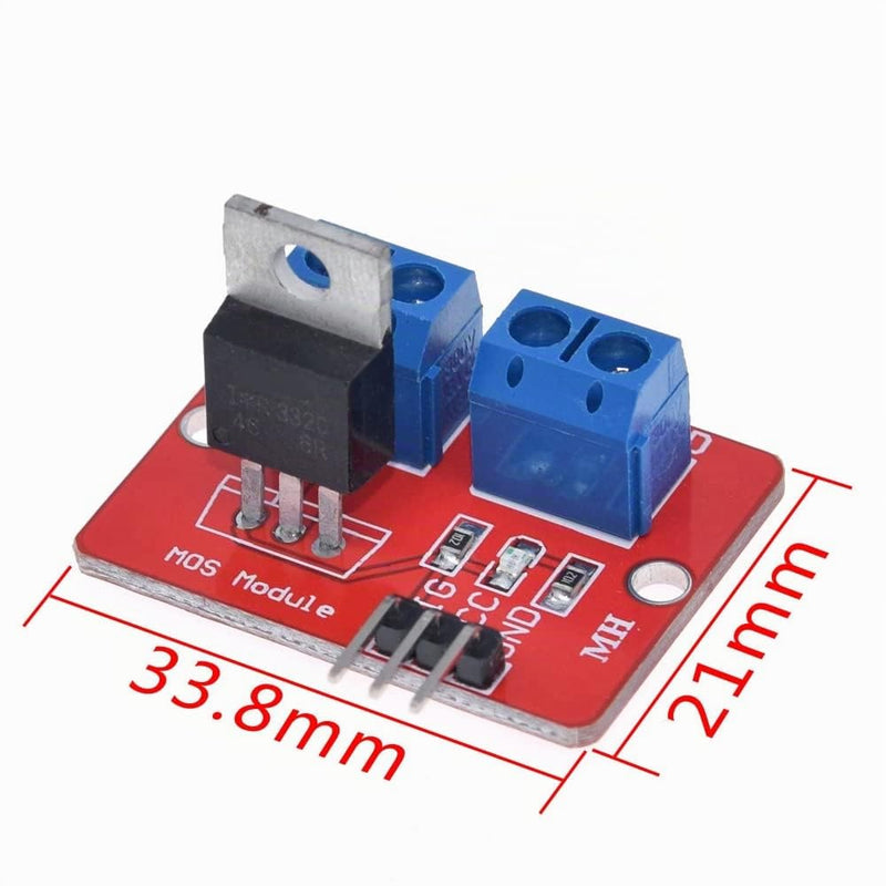 DollaTek 0-24V Mosfet Button MOS Driver Module for Arduino MCU ARM for Raspberry Pi