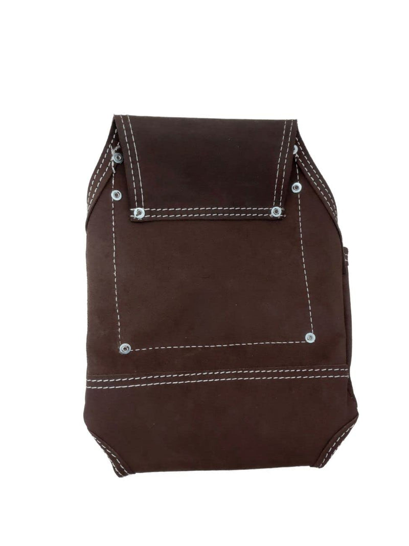 Zeluga 20-114 10 Pocket Rigger Heavy Duty Suede Leather Tool Bag, Brown