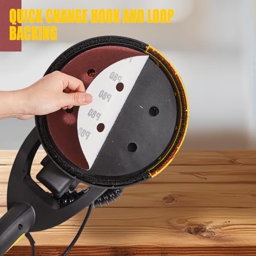215 mm Sanding Discs Pack of 30 6 Grits P180 | High-quality aluminium oxide, universal for drywall, plasterboard, wood, metal, plastic, spatula and concrete 30pcs-p180