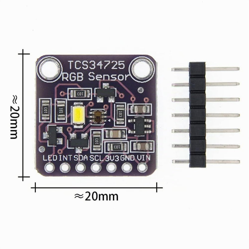 Dollatek TCS34725 Light RGB Color Sensor Detection Module for Arduino