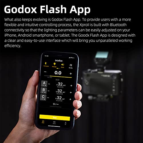 Godox XProII-C TTL Wireless Flash Trigger 1/8000s HSS, TCM Instantaneous Switching, APP Control, 16 Groups 32 Channels, Large LCD Display, Stable Signal, Responsive, Suitable for Canon Cameras