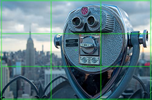 NYC Photo Safari: Composition Tool Rule of Thirds Composition Viewer Finder for Photography/Painting/Sketching/Plein Air Credit Card Size Fits in your Wallet or Camera Bag. 1