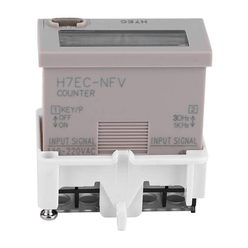 H7EC NFV Electronic Counter AC 110-220V Digital Electrical Counter Totalizer with 8 Digit LCD Display