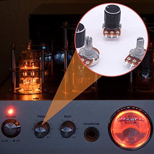 Rotary Potentiometer Joystick 10K Potentiometer Poti Linear Nuts Rotary | 10 pieces 10K Ohm potentiometer 12V B10K taper potentiometer with nuts and regulator rotary potentiometer Lewttyer