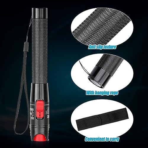 Visual Fault Locator 50KM 50mW Fiber Optic Cable Tester 2.5mm Universal Interface Adapt FC/ST/SC Red Light Source Tester for Fiber Network Cable Test 50 mW battery operated