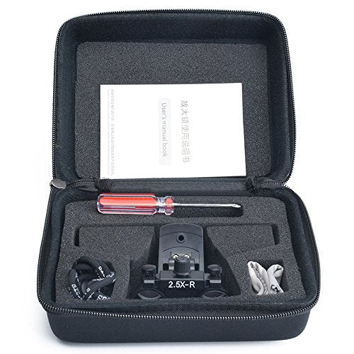 [Australia - AusPower] - 2.5X Binocular Loupes DY-109 Clip-on Type Magnifier Optical Glass 
