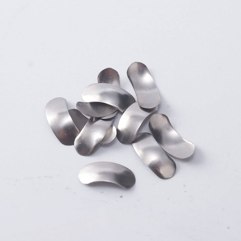 [Australia - AusPower] - 50PCS Dental Metal Matrices Sectional Contoured Matrix Refill soft band S/M/L 50?m (Medium) Medium 