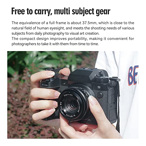 TTArtisan 25mm F2 Wide-Angle APS-C Camera Lens Large Aperture for M43 Mount Micro Four Thirds