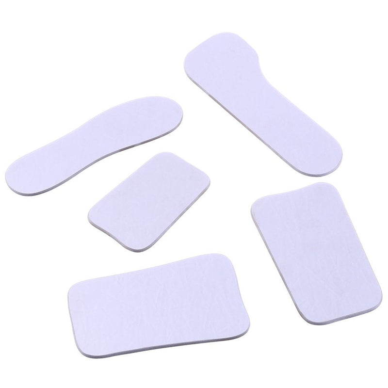 [Australia - AusPower] - 5Pcs/Set 2 Sided Pofessional Dental Occlusal Photographic Mouth Mirror Rhodium Dental Plated Glass Intraoral Photo Reflector 