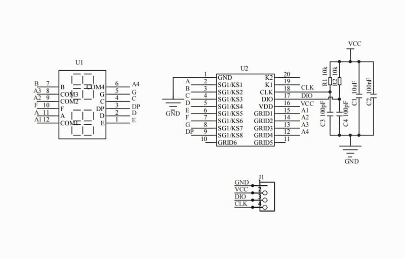 [Australia - AusPower] - 3PCS 0.36 inch LED Display Module TM1637 7 Segment 4 Bits with Clock Display Common Anode Red Digital Tube Board for Arduino 