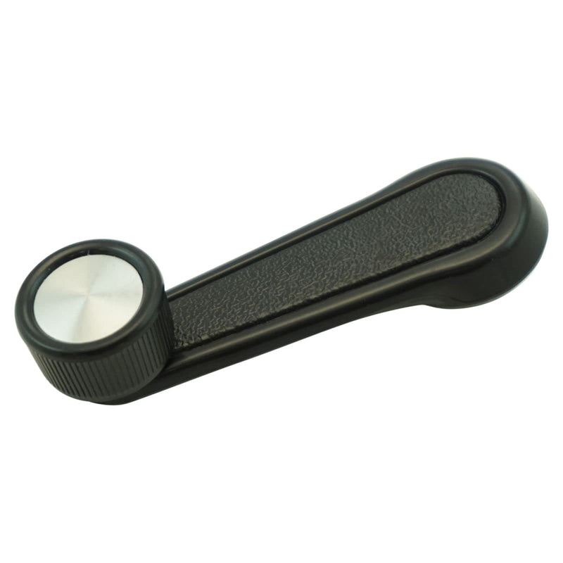 [Australia - AusPower] - TRQ Manual Window Crank Handle Black with Chrome Center LH & RH Pair Compatible with Toyota 