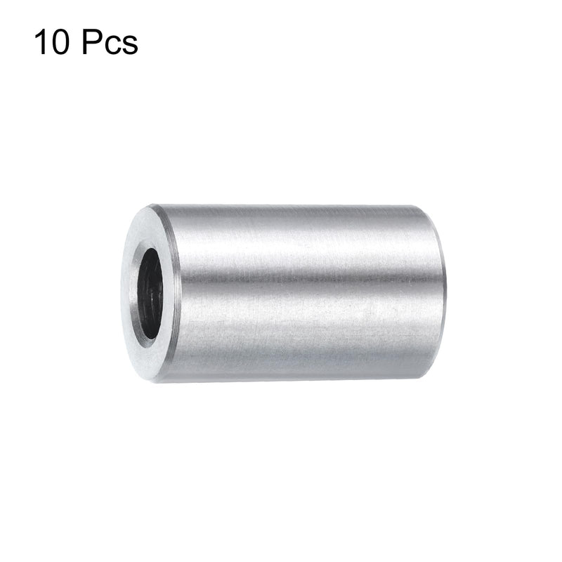[Australia - AusPower] - uxcell 10pcs Stainless Steel Spacer 5/16" Bore x 5/8" OD x 1" Length Screw Standoff Bushing Plain Finish Round Metal Spacer for 5/16 Screws Bolts and Rods 5/16" x 5/8" x 1" 