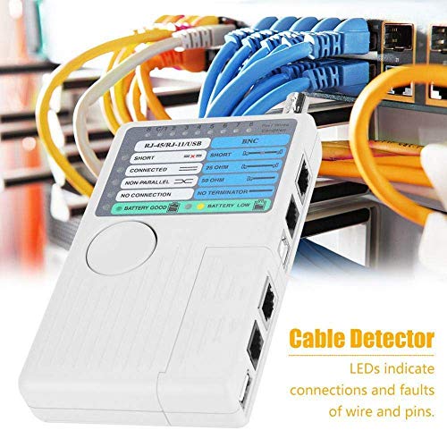 iMBAPrice NF-3468 4-in-1 Network Cable Tester 1-Pack USB/BNC/RJ45/RJ11 Cable Tester