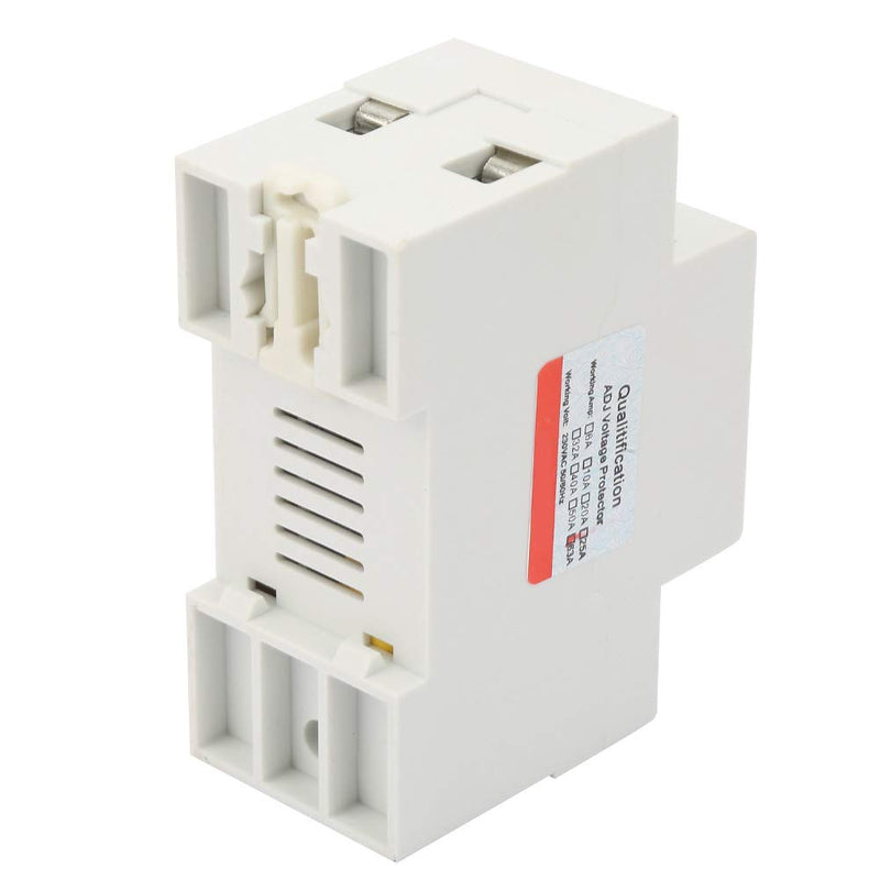[Australia - AusPower] - Voltage Protective Device, Adjustable Single Phase Voltage Current Protector Double LED Display for - AC 230V 63A Automatic Reset Switch 