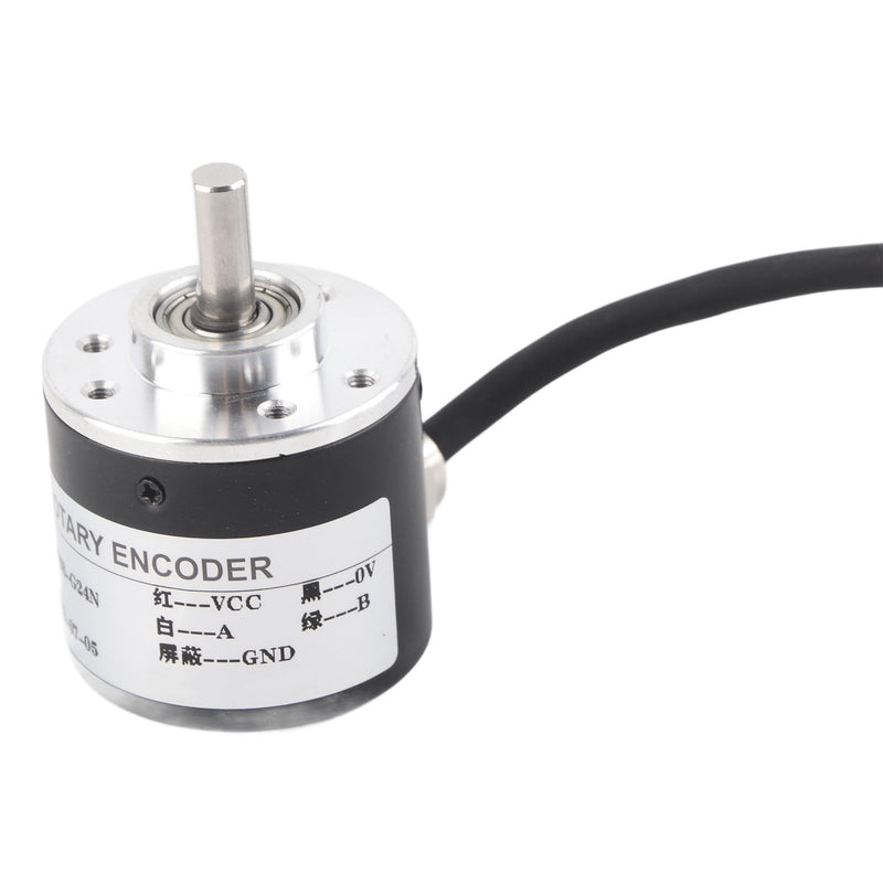 [Australia - AusPower] - 2Pcs Encoder 600 P/R Photoelectric Incremental Encoder 5 V-24 V AB 2-Phases Shaft 6 Mm 