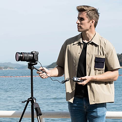 JJC Wired Intervalometer Timer Remote & Soft Rubber Eyecup Eye Cup for Nikon D750 D780 D610 D600 D7500 D7200 D7100 D7000 D5200 D5100 D5000 D3300 D3200 D3100 & More Cameras