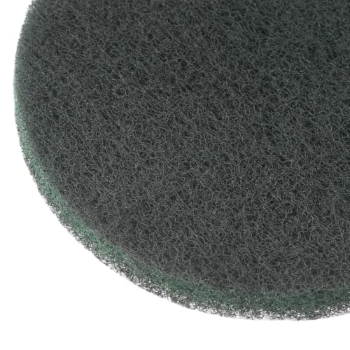 TA-VIGOR 4 Inch Drill Scrub Pads 400-600 Grit Abrasive Scouring Pad 8pc Dark Green 400-600 Grit, 8pc