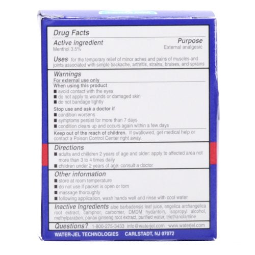 [Australia - AusPower] - Water-Jel Technologies MJ24-576 3.5g Unit Dose Foil Pac 