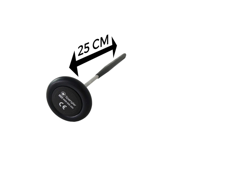 [Australia - AusPower] - Spengler Babinski Reflex Hammer 25 cm Stainless Steel (Black) black 