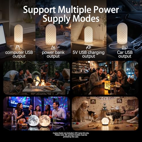 3PCS LED Lamp Kit 001 Compatible with Bambu Lab A1 mini/A1 MH001 3