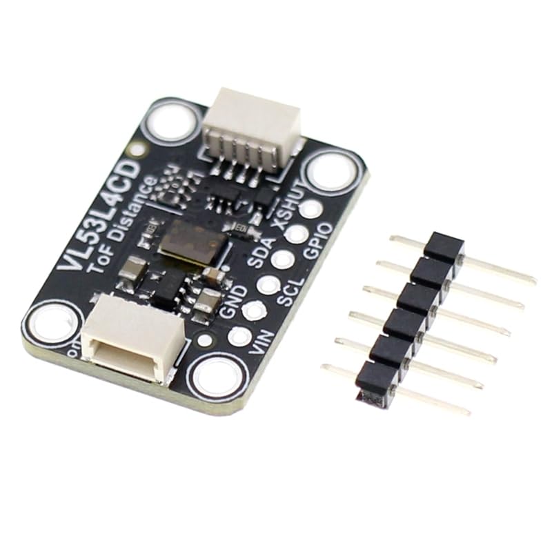 VL53L4CD ToF Range Sensor Module,DC 2.7V-5V Ranging Sensor Breakout 0 to 1300 Millimeters Full Field of View (FoV)