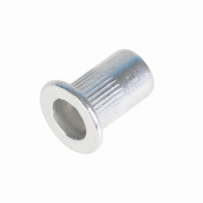 [Australia - AusPower] - 150Pcs Rivet Nuts SAE Rivet Nut Assortment Kit Aluminum Flat Head Threaded Insert Nutserts 6-32 8-32 10-24 10-32 1/4-20 (150Pcs) 