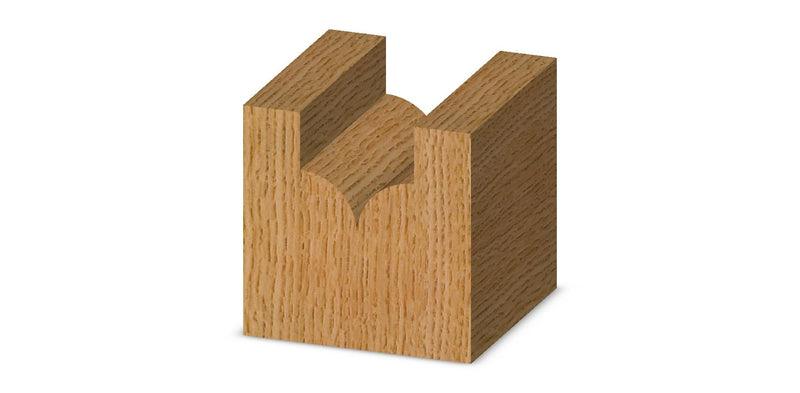 Whiteside Router Bits 1570 Point Cutting Round Over Bit with 3/16-Inch Radius 3/8-Inch Cutting Diameter and 3/8-Inch Cutting Length