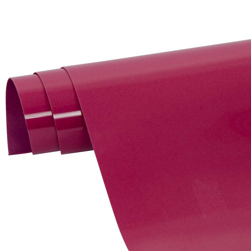 HOHOFILM Pink Flock Heat Transfer Vinyl Flocked HTV Vinyl Sheets 20"x12"Iron on for Tshirt Garment