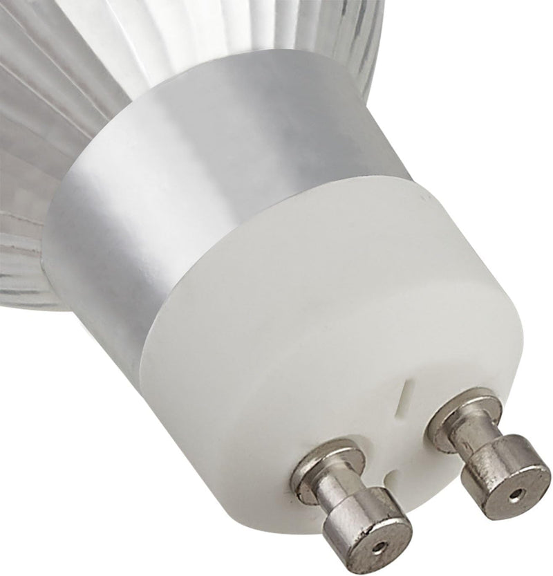 HCFEI LED GU10 Bulb, 3 W Lamp Spotlight 425 lm, No Flickering, AC 100-240 V, SMD LED Spotlight 120° Classic Glass, Replaces 50 W Halogen Bulbs (5 - Warm White 3000 K)