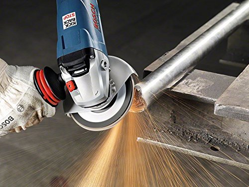 Bosch Accessories Professional Flap Disc for Angle Grinder Various Materials Straight Design Diameter 125 mm Grit 80 Black 80 grit