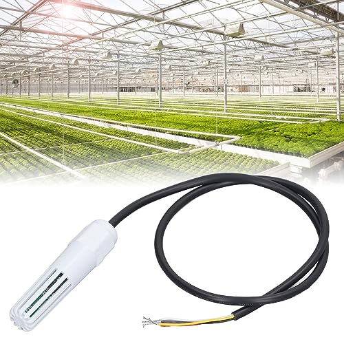 Temperature Humidity Sensor, 49 cm Connection Cable, Modbus RTU Temperature Sensor for Environmental Monitoring