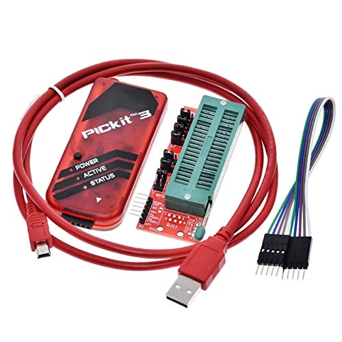 [Australia - AusPower] - PICKIT3 Programmer + PIC ICD2 PICKit 2/3 Programming Adapter Universal Programmer Seat FZ0508 