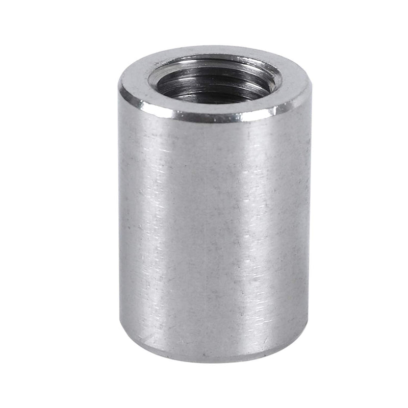 [Australia - AusPower] - Pack of 10 - M6 Round Connector Nuts, 304 Stainless Steel Coupling Nut 25mm/ 1 inch Length Outside Diameter10mm / 0.39 inch 