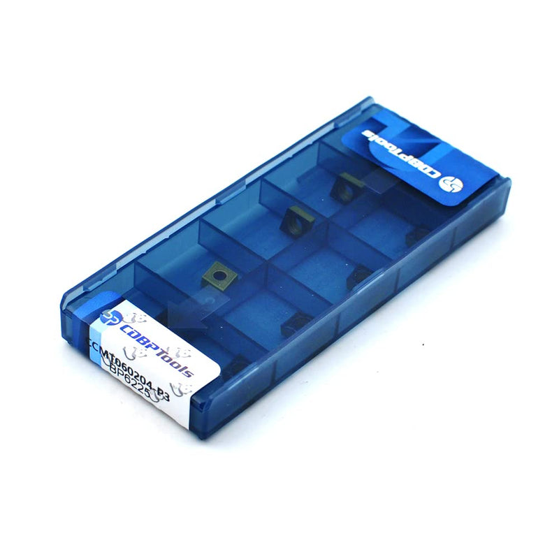 [Australia - AusPower] - CNC Carbide Inserts CCMT21.51 / CCMT060204-MD for Metal Cutting steel, Semi-Finishing chipbreaker for Turning Cutter, 10 PCS. 
