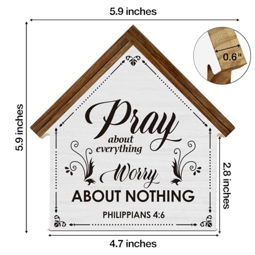 Christian Prayer Room Decor, Bible Verse Decor, Prayer About Everything pray