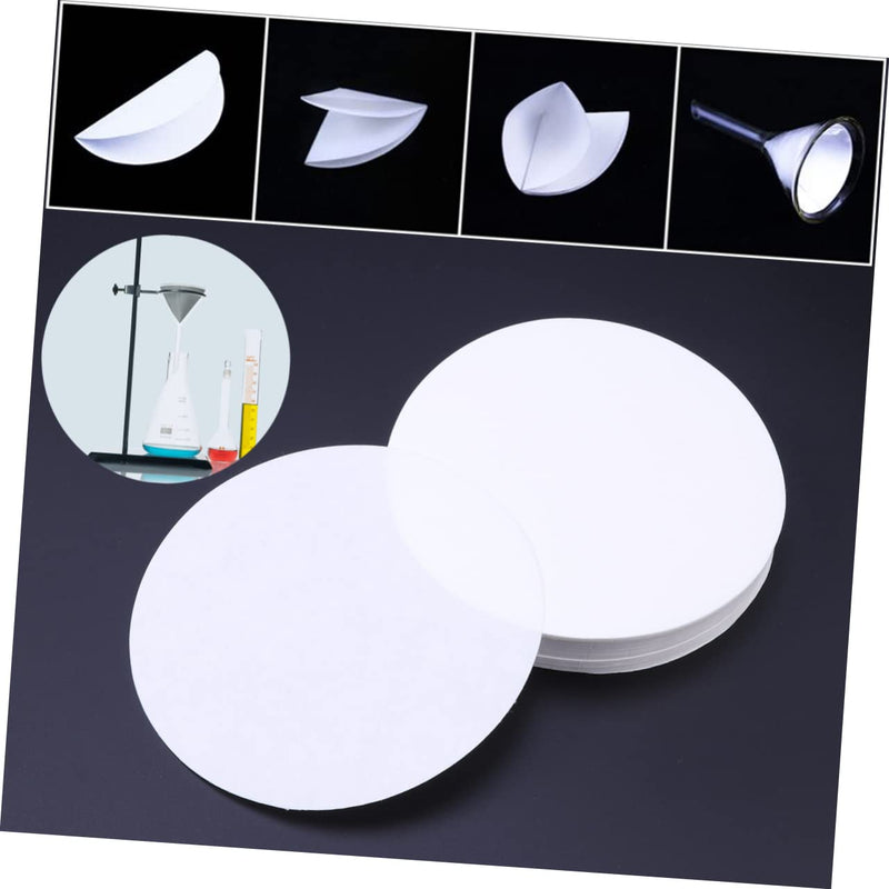 [Australia - AusPower] - CLISPEED Pack of 100 Filter Paper Medium Fast Paper Quality Paper with Medium Rating Paper Circle ir Paper Funnel Separation Premium Detatchment Experiment Air Filter 11.50X11.50X0.30CM 1 