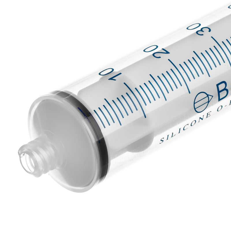 [Australia - AusPower] - BASIK 60cc Compatible With ENFIT Connections Silicone O Ring Reusable Syringe, 6 Pack 
