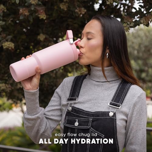 Simple Modern Tumbler with Handle, Water Jug | 40oz | Pink -Blush 40 Ounces
